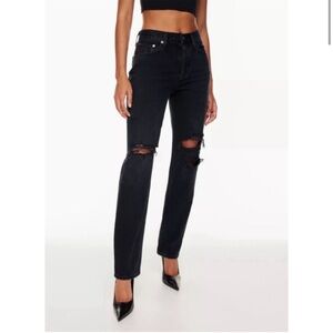 AGOLDE NWT Lana Jean Mid Rise Vintage Straight - 29 Organic Denim Aritzia